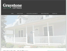 Tablet Screenshot of graystone-cottages.com